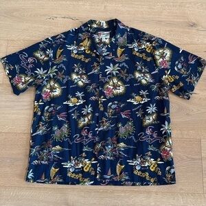 Hilo Hattie Island Aloha Shirt 2XL Vintage